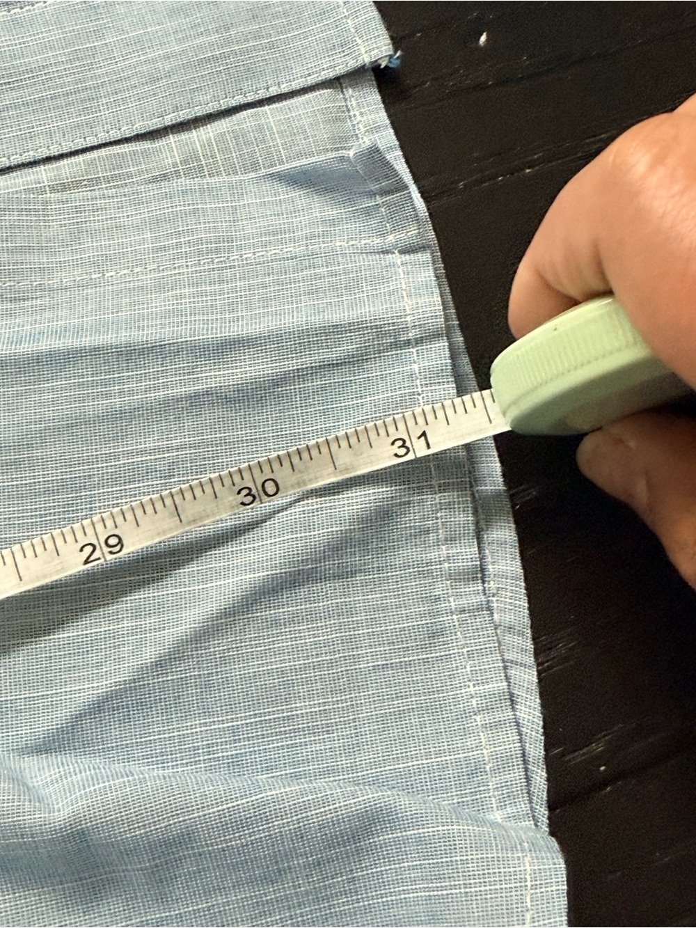 EUC Van Heusen Light Blue Short Sleeve Button-Down Shirt - Picture 5 of 5